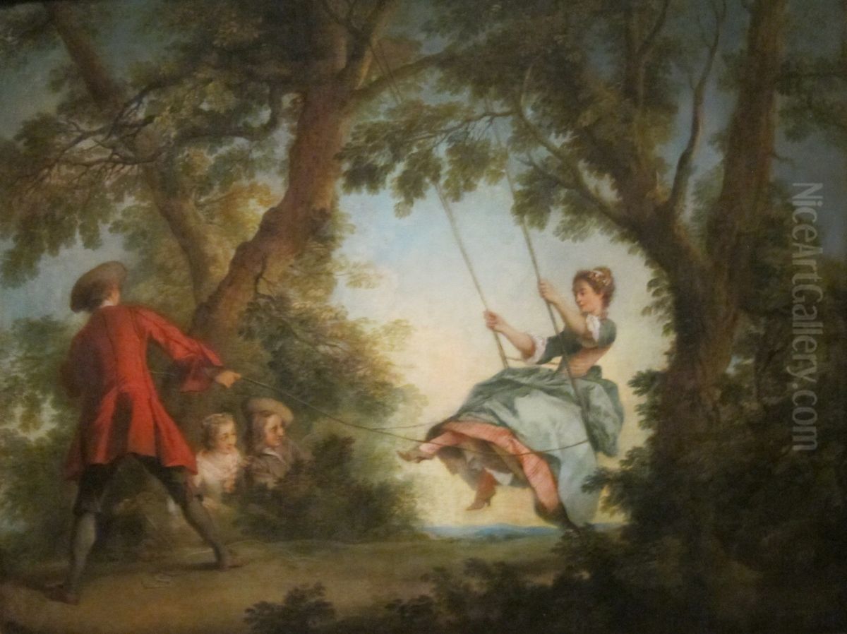 The Swing Oil Painting by Nicolas Lancret