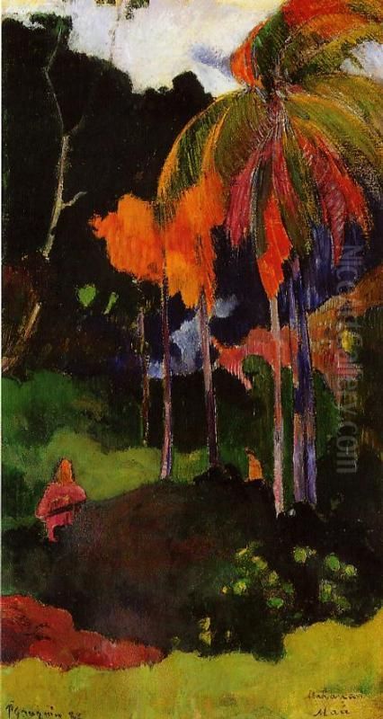 The Moment of Truth, I Oil Painting by Paul Gauguin