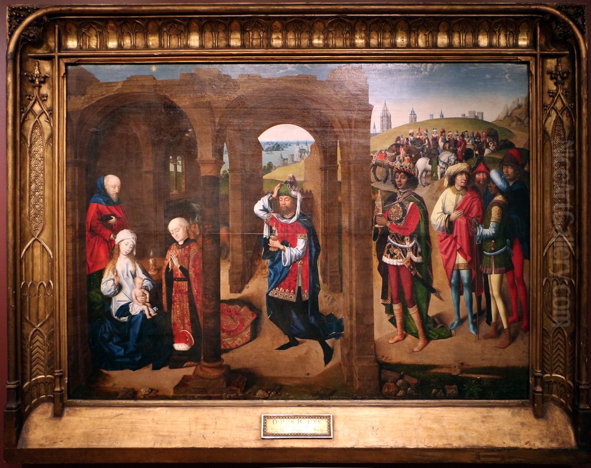 The Adoration of the Magi Oil Painting by Master Of The Legend Of Saint Lucy