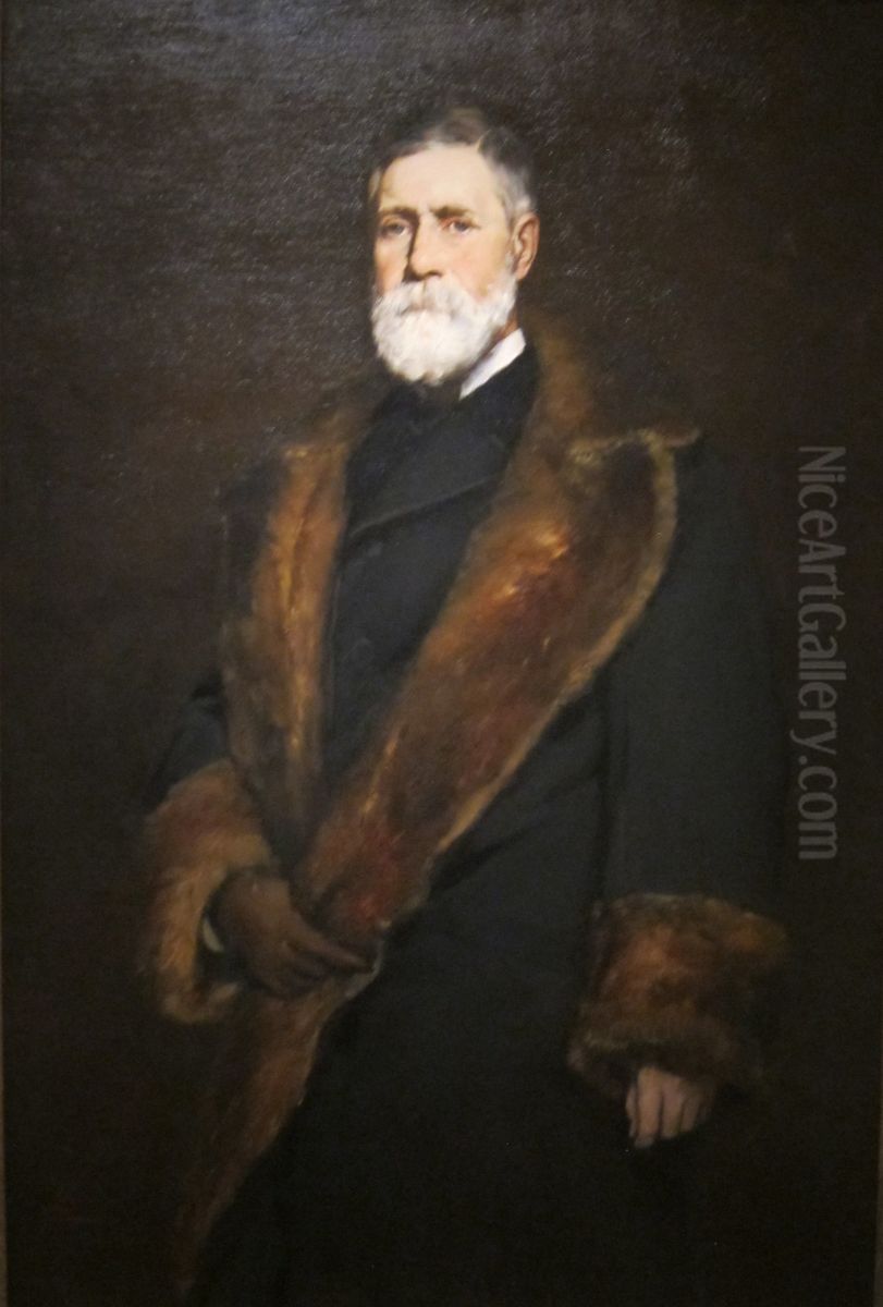 Francis Boott Oil Painting by Frank Duveneck
