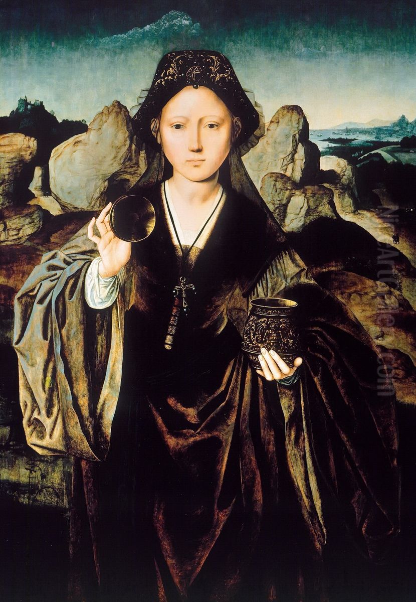 Die Heilige Maria Magdalena / Mansi-Magdalena Oil Painting by Master of the Mansi Magdalen
