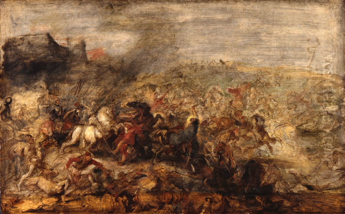 The Conquest of Tunis by Charles V Oil Painting by (studio of) Rubens, Peter Paul