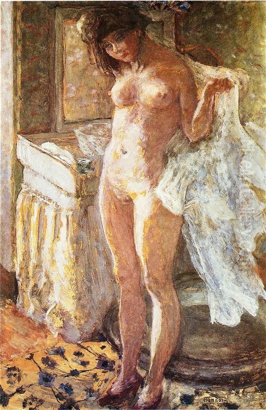 In the Bathroom Oil Painting by Pierre Bonnard