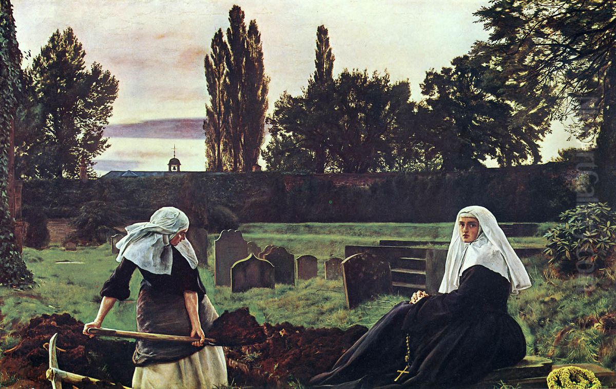 The Vale of Rest Oil Painting by Sir John Everett Millais