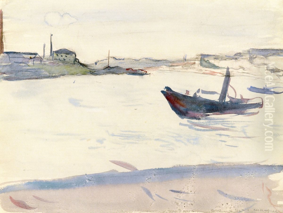 Outskirts of Paris Oil Painting by Albert Marquet