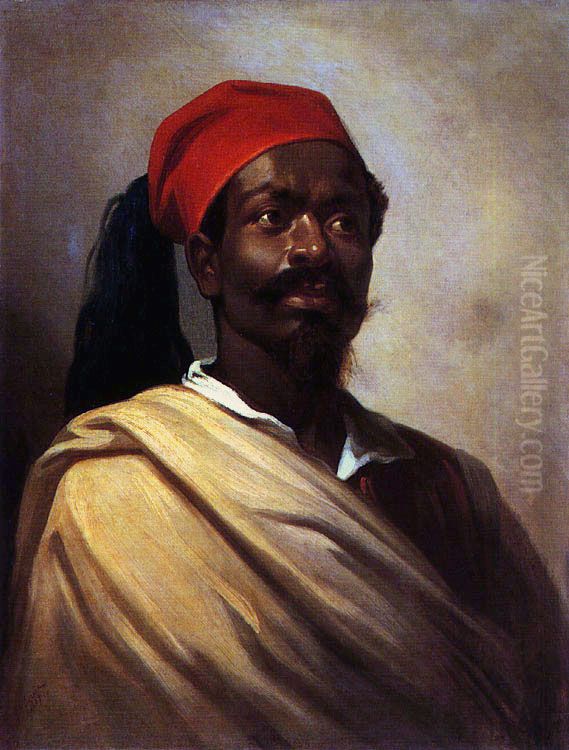 The Negro Oil Painting by Joao Antonio Correia