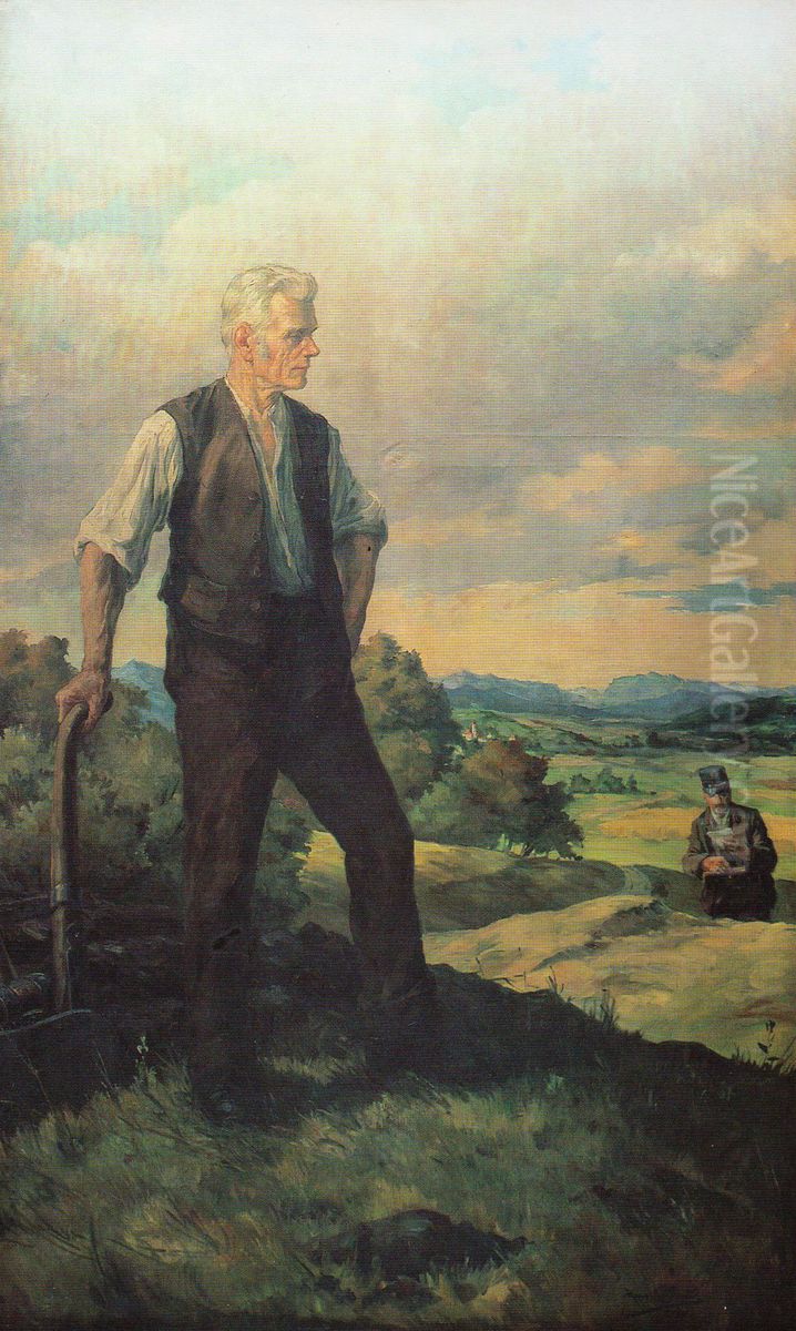 The calling Oil Painting by Hans Bertle