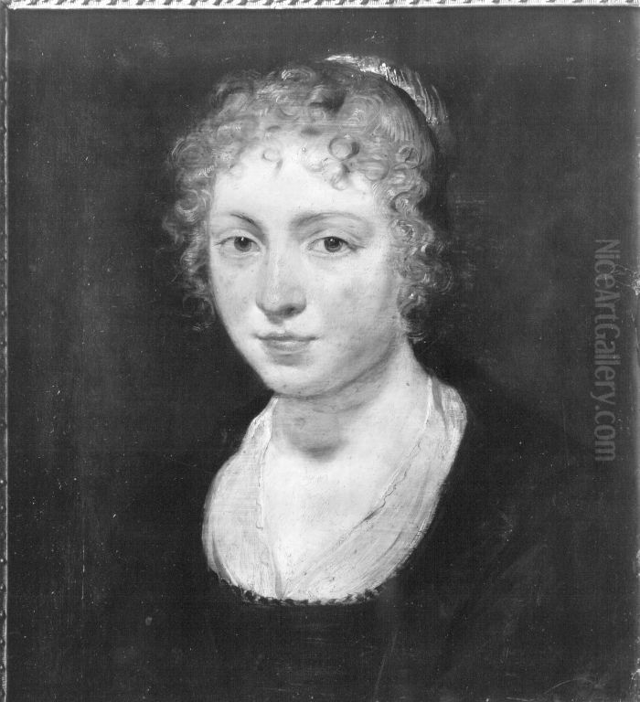 Kopf eines jungen Madchens Oil Painting by (studio of) Rubens, Peter Paul