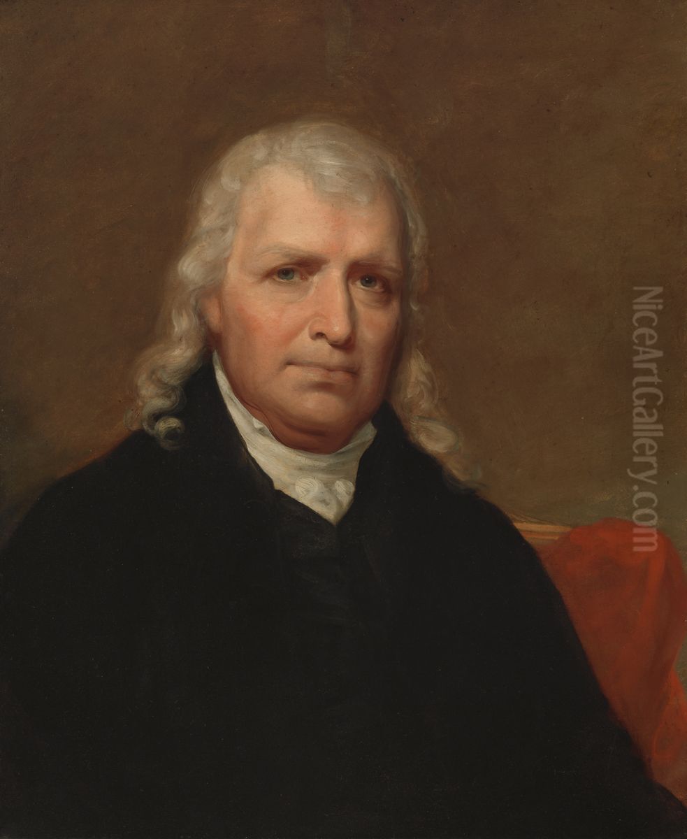 Samuel Chase Oil Painting by John Wesley Jarvis