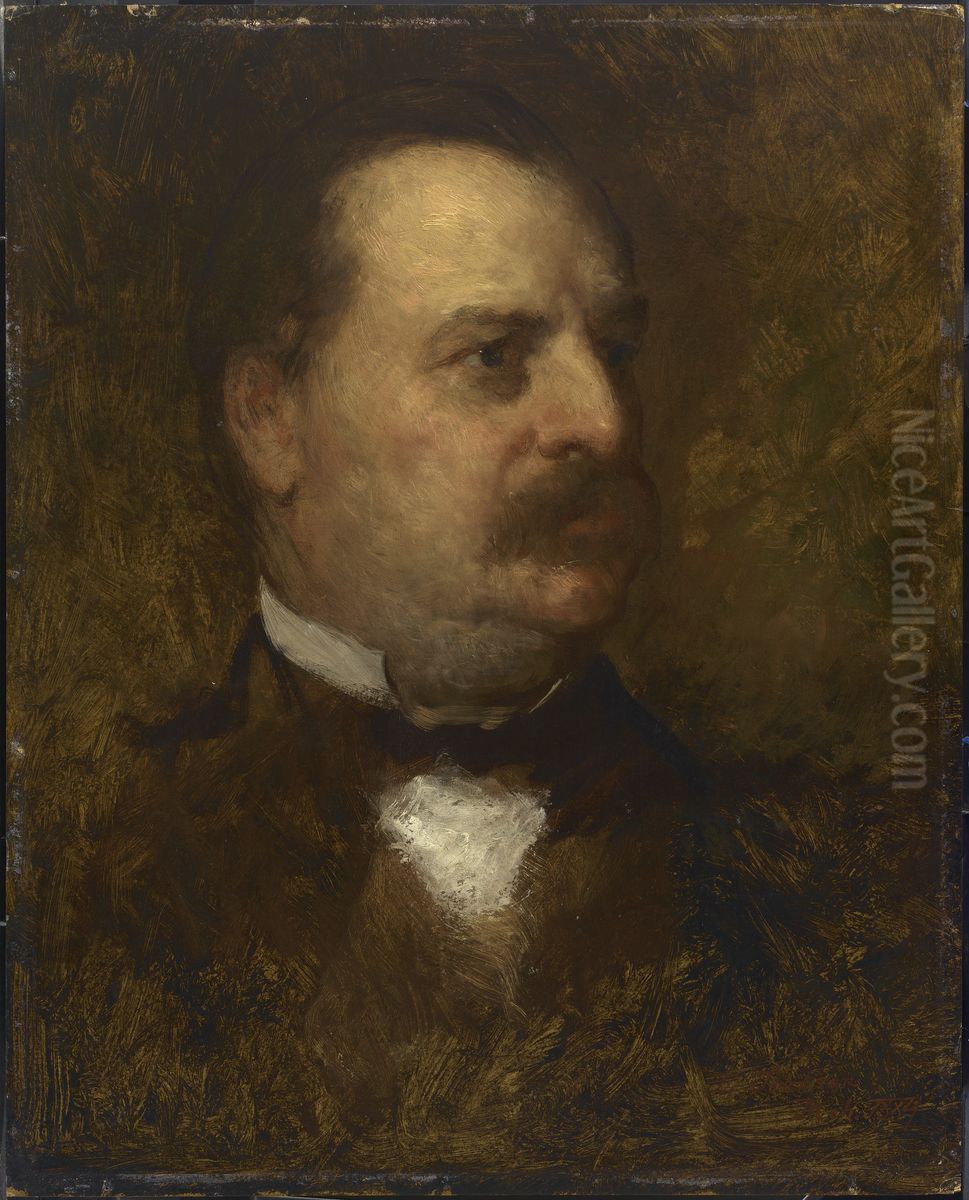 Grover Cleveland Oil Painting by Eastman Johnson