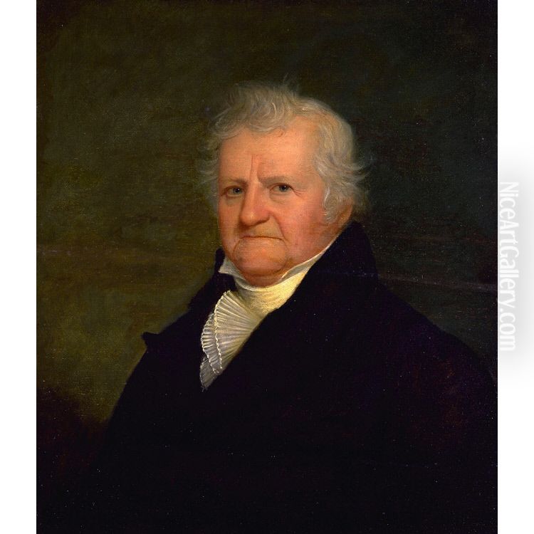 Joseph Bradley Varnum Oil Painting by Ezra Ames