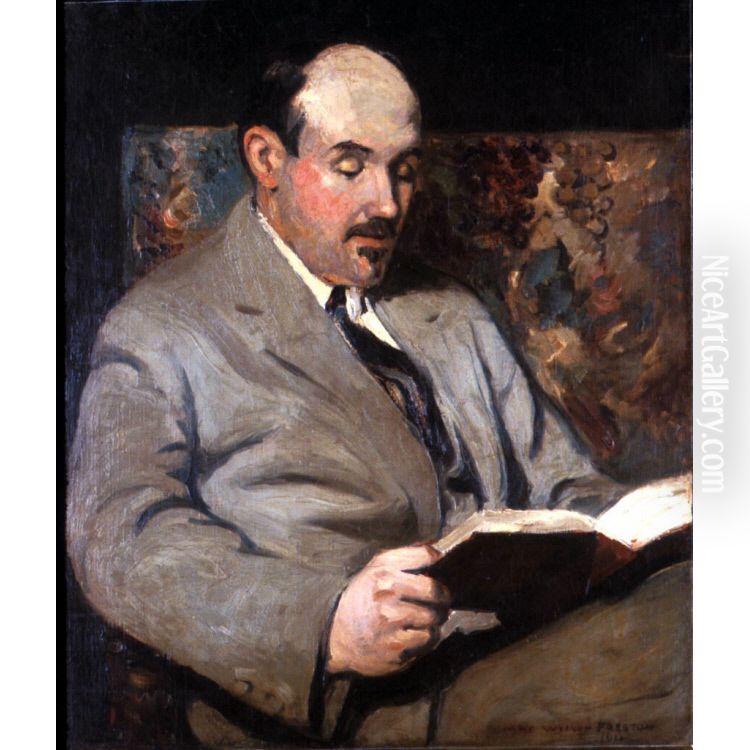 Ernest Lawson Oil Painting by May Wilson Preston