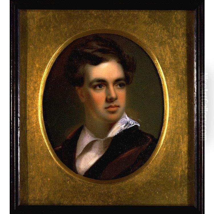 James Reid Lambdin Self-Portrait Oil Painting by James Lambdin