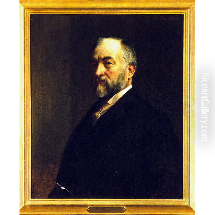 Samuel Pierpont Langley Oil Painting by Robert Gordon Hardie