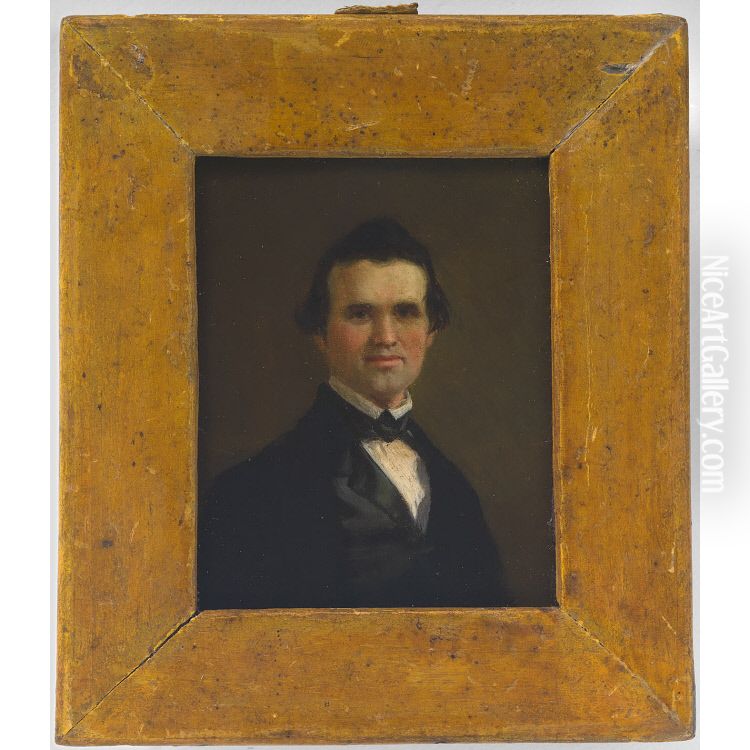 George Caleb Bingham Self-Portrait Oil Painting by George Caleb Bingham