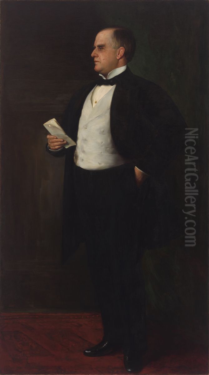 William McKinley Oil Painting by Adolfo Muller-Ury