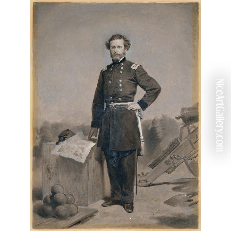 John Charles Fremont Oil Painting by Alonzo Chappel
