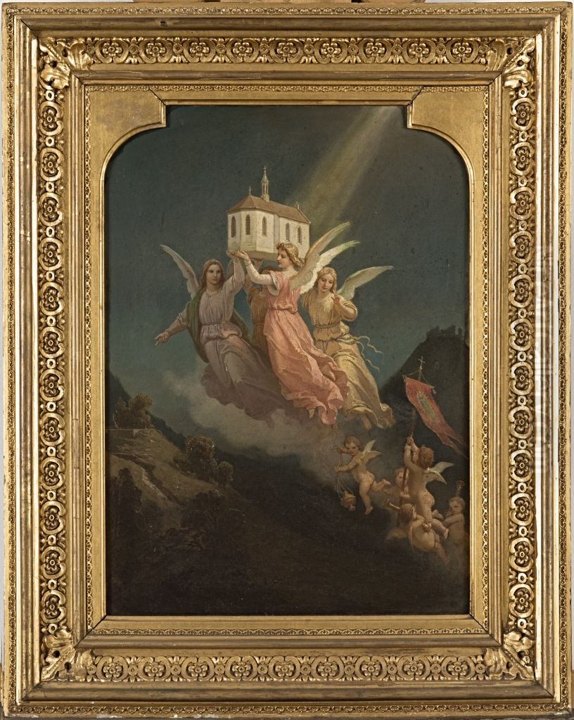 Entwurf fur die Wandmalereien in der Bibliothek der Burg Hohenzollern 