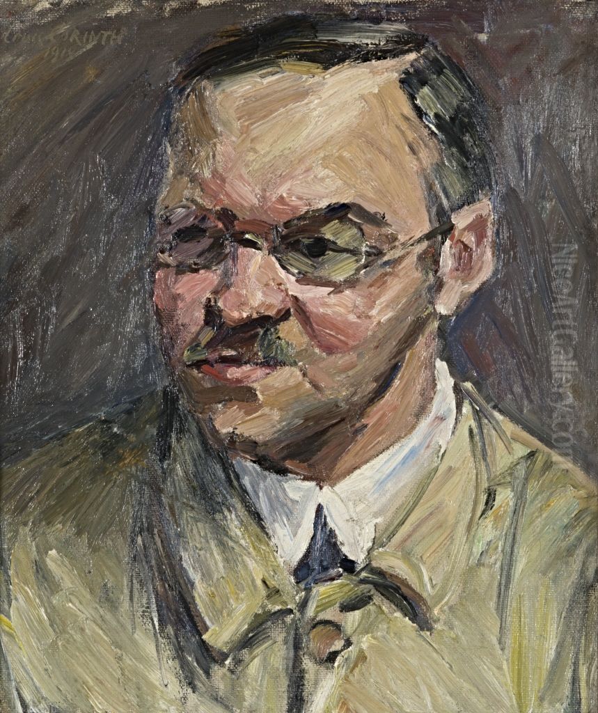 Herrenportrat (1914) Oil Painting by Lovis (Franz Heinrich Louis) Corinth