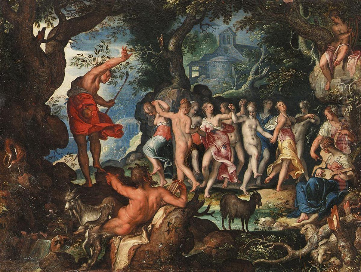 The Apulian Shepherd Oil Painting by Joachim Wtewael (Uytewael)