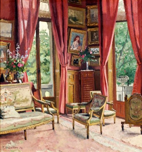 Le salon d'angle Oil Painting by Felix Vallotton