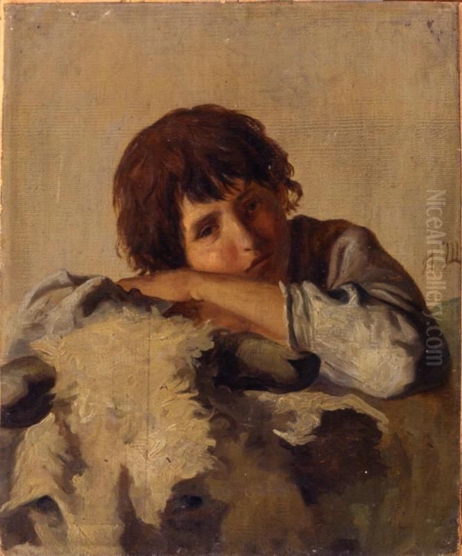 <<Italiafe sardikye (trutca ke Cickin)>> Oil Painting by Ivan Shishkin