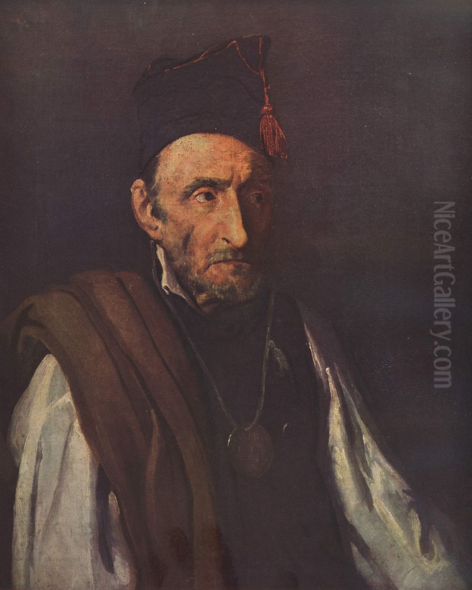 Man with Delusions of Military Command Oil Painting by Theodore Gericault