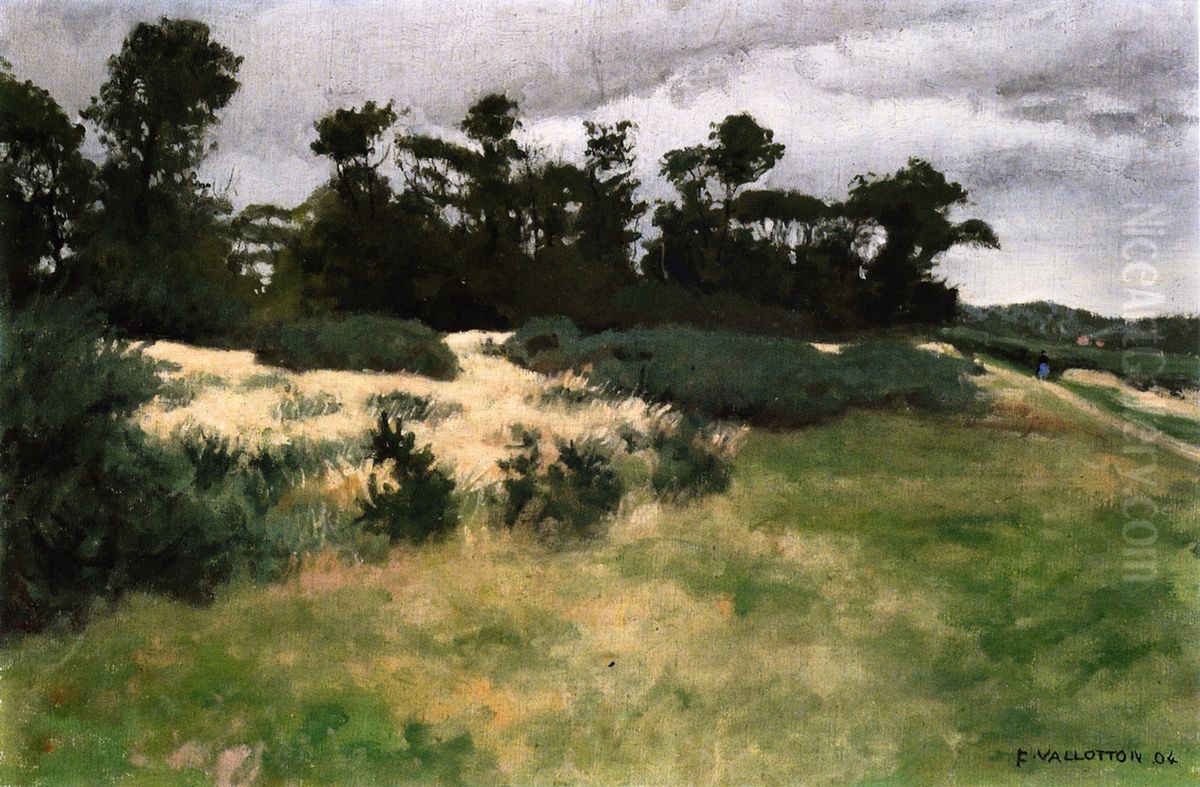 Temps gris, Varengeville Oil Painting by Felix Vallotton
