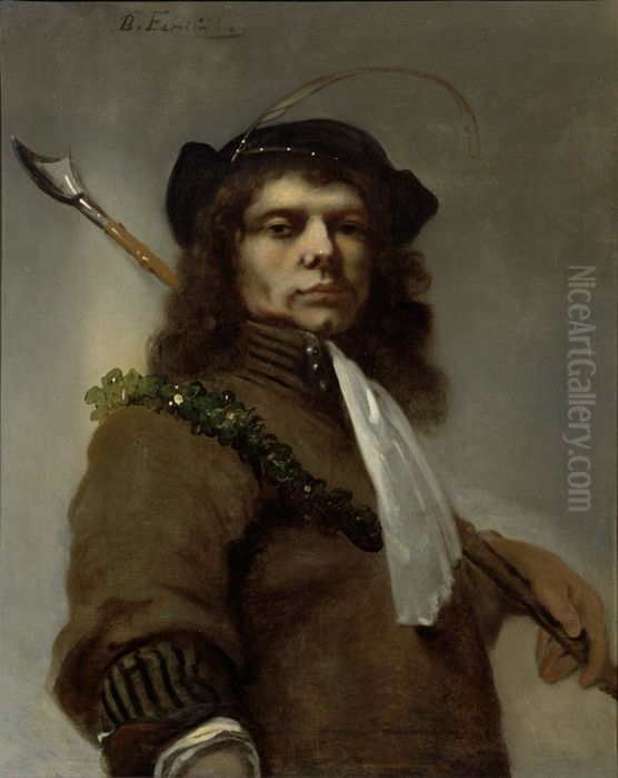 Self-portrait in Shepherd's Clothing Oil Painting by Barent Fabritius