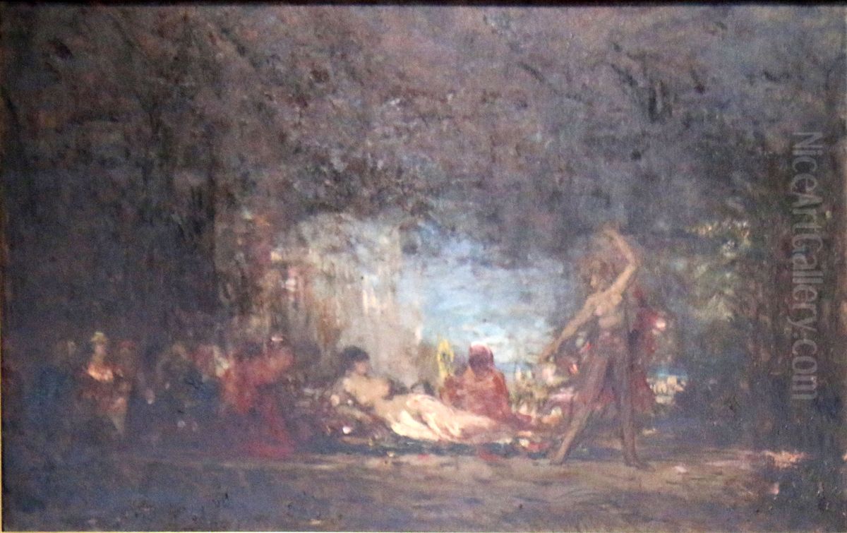 Cleopatra Oil Painting by Felix Ziem