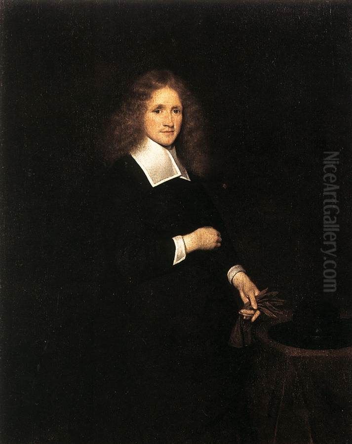 Portrait of a young Man Oil Painting by Gerard Ter Borch
