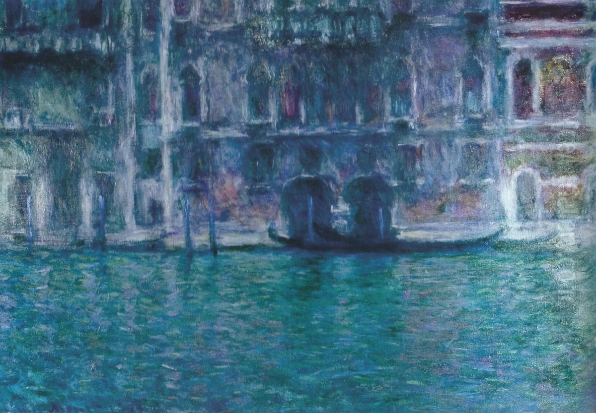 Palazzo Da Mula Morosini Oil Painting by Claude Oscar Monet