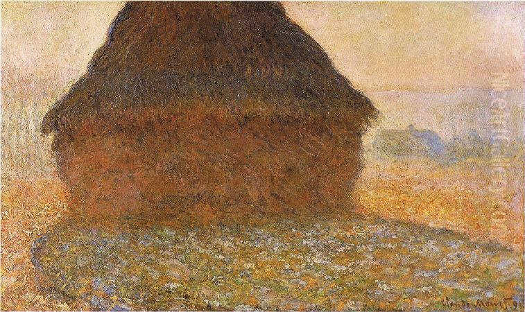 Meule au soleil Oil Painting by Claude Oscar Monet