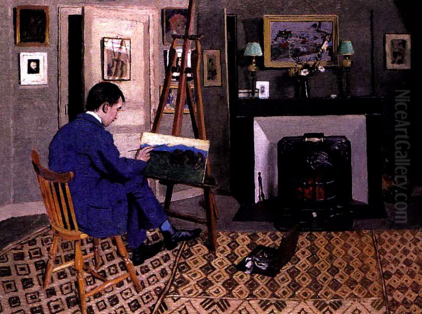 <<Max Rodriguez-Henriques (trutca ke Vallotton)>> Oil Painting by Felix Vallotton