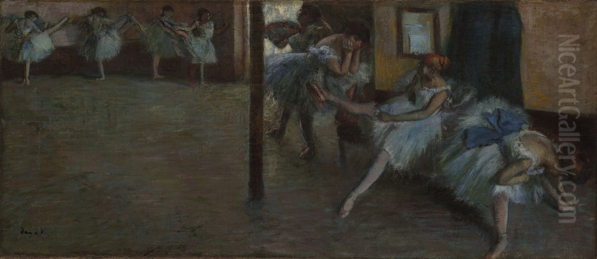 The Ballet Rehearsal Oil Painting by Edgar Degas