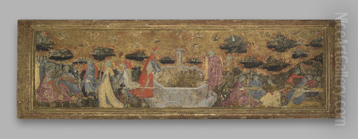 Garden of Love Oil Painting by Giovanni dal Ponte