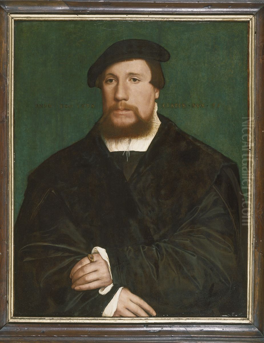 Portrait of a Hanseatic Merchant Oil Painting by Hans Holbein the Younger