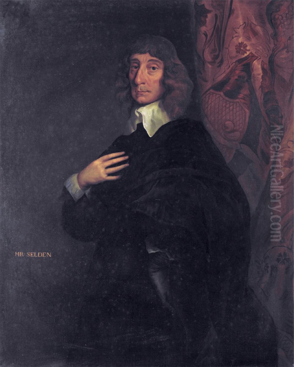 John Selden (1584-1654) Oil Painting by Peter Lely