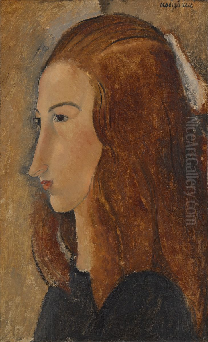 Portrait of a Young Woman Oil Painting by Amedeo Modigliani