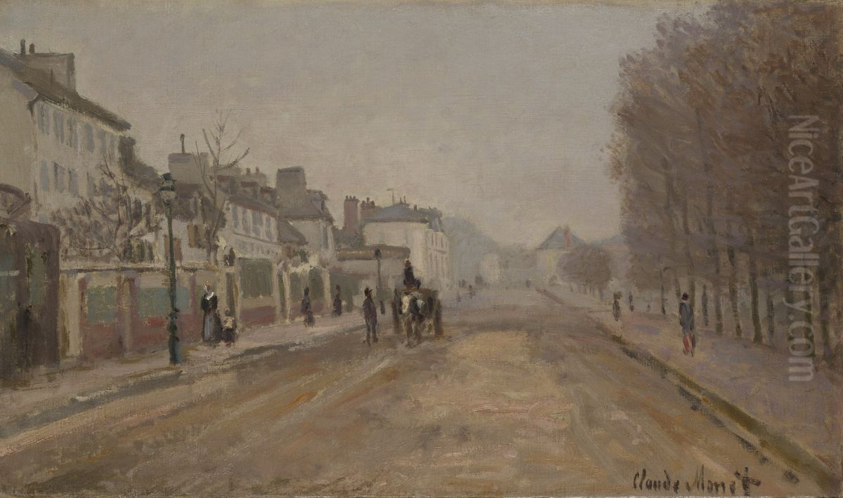 Boulevard Heloise, Argenteuil Oil Painting by Claude Oscar Monet
