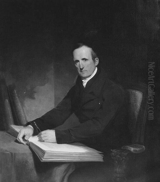 Jeremiah Day (1773-1867), B.A. 1795, M.A. 1789 Oil Painting by Samuel Finley Breese Morse