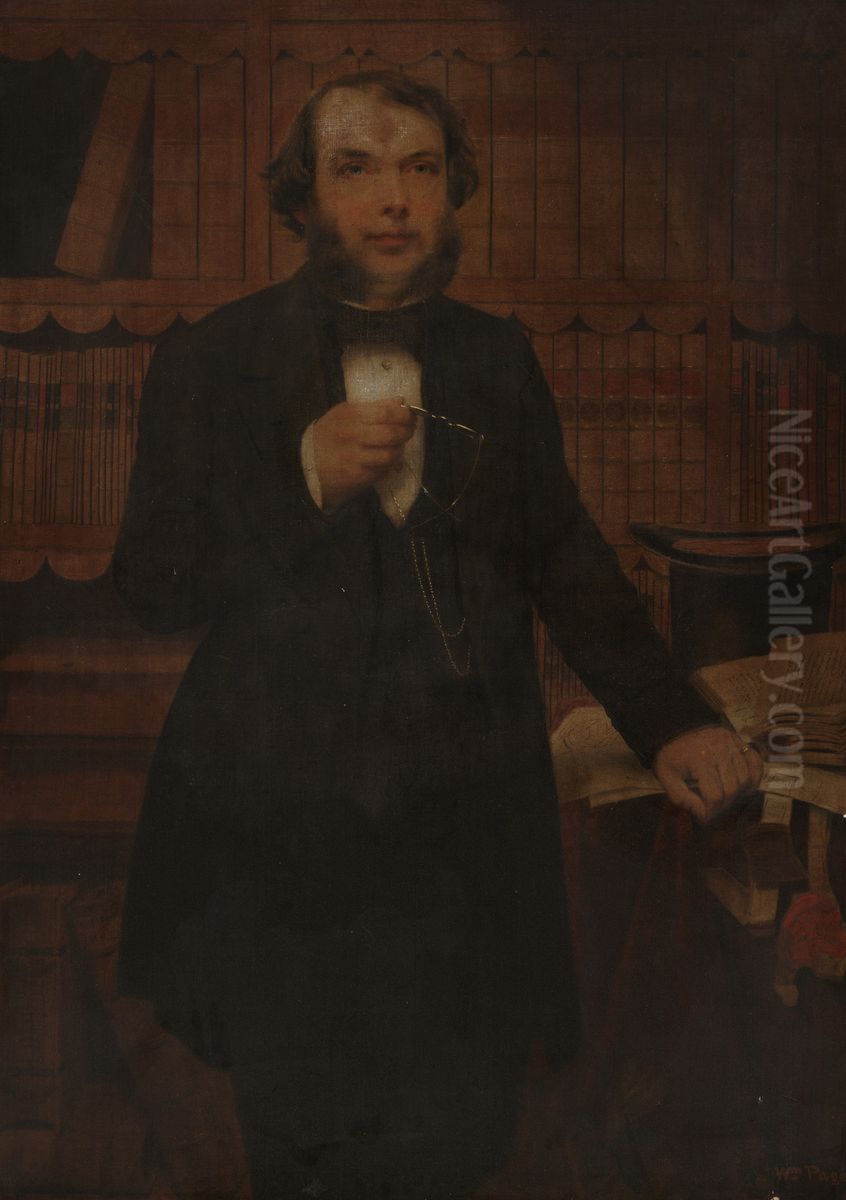 Henry Stevens  (1819-1886), B.A. 1843, M.A. 1846 Oil Painting by William Page