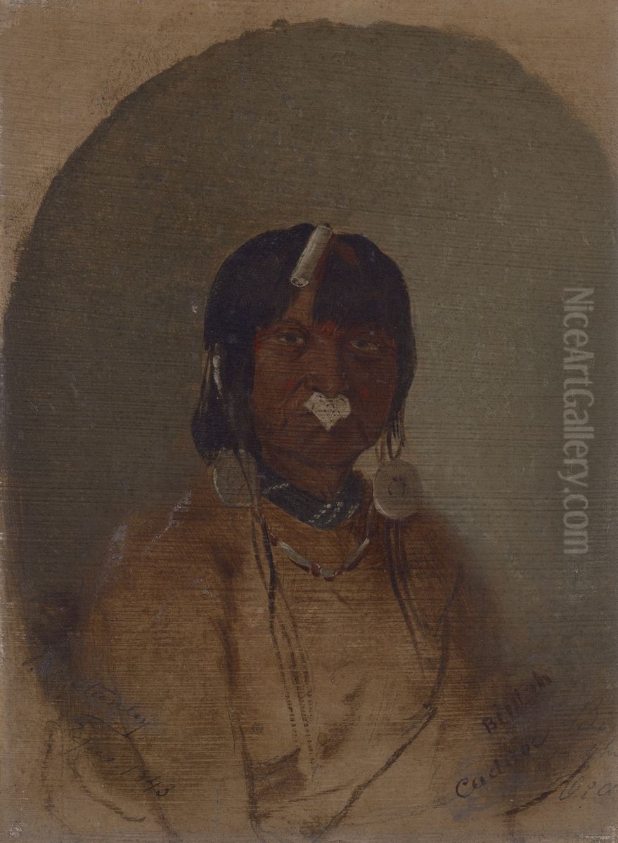 Bin-Tah, The Wounded Man Oil Painting by John Mix Stanley