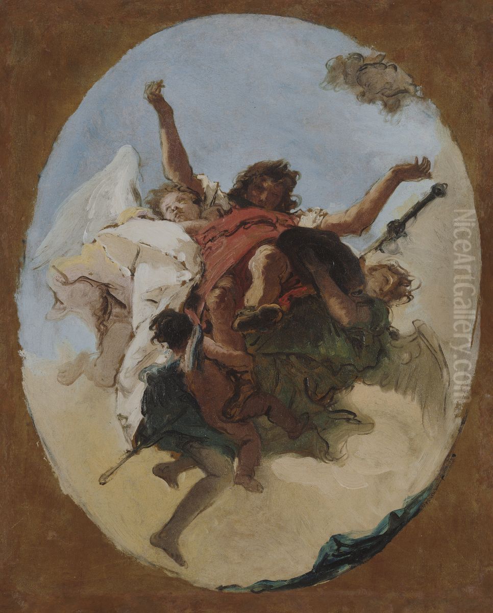 The Apotheosis of Saint Roch Oil Painting by Giovanni Battista Tiepolo