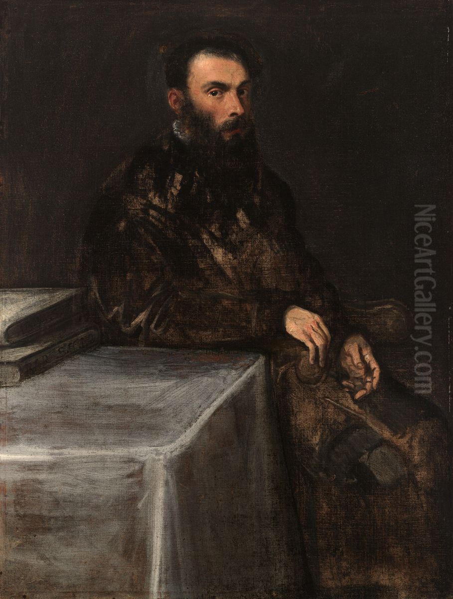 Portrait of a Man Oil Painting by Jacopo Tintoretto
