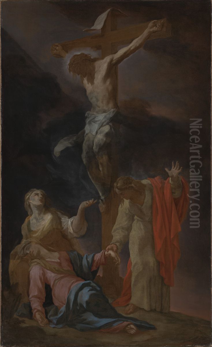 The Crucifixion Oil Painting by Francesco Trevisani