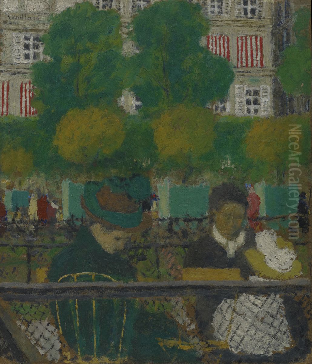 The Tuileries Gardens, Paris Oil Painting by Jean-Edouard Vuillard