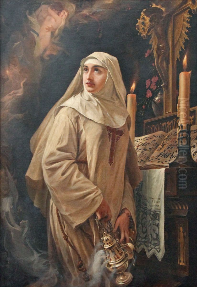 The Vote of Heloise Oil Painting by Pedro Americo