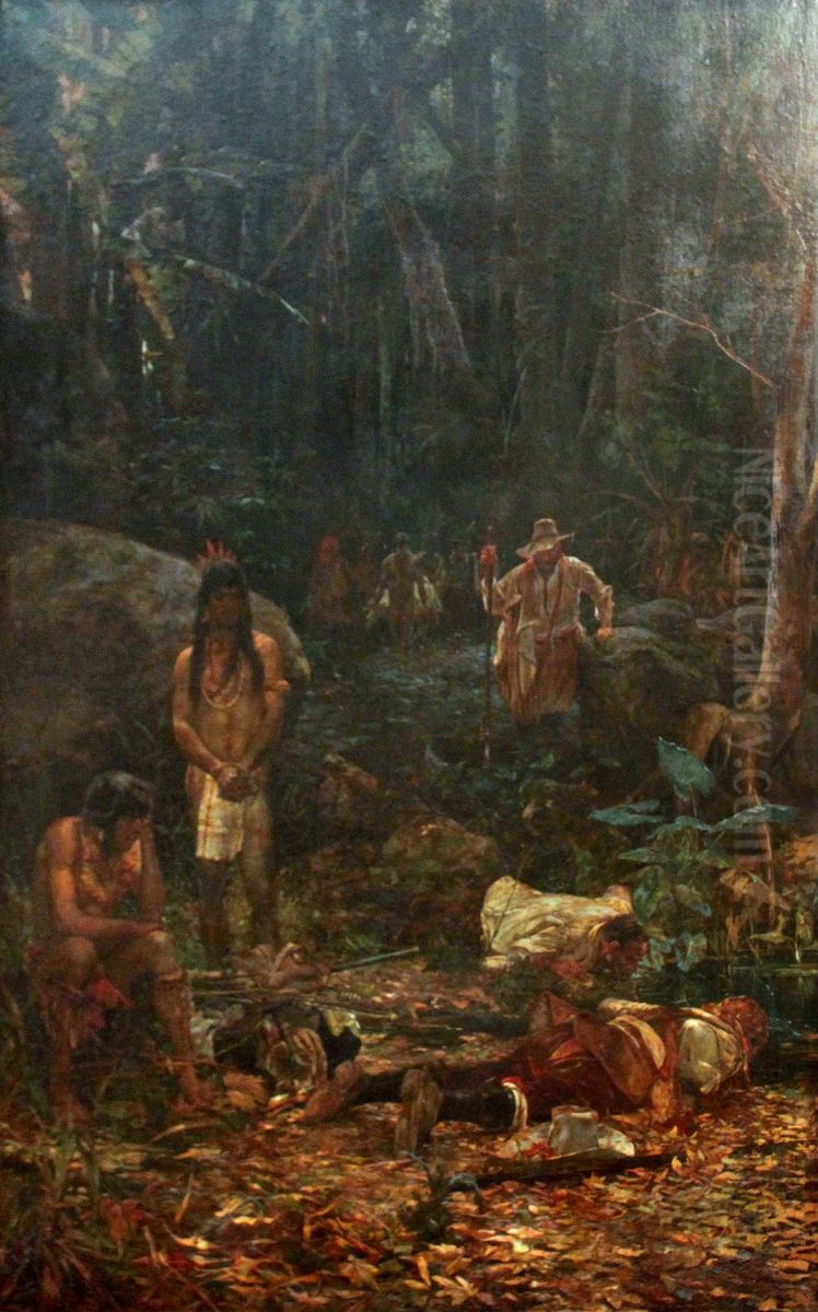 The Bandeirantes Oil Painting by Henrique Bernardelli