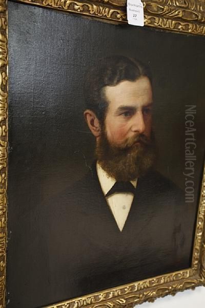 Portrait Of A Gentleman Oil Painting by George Chancellor